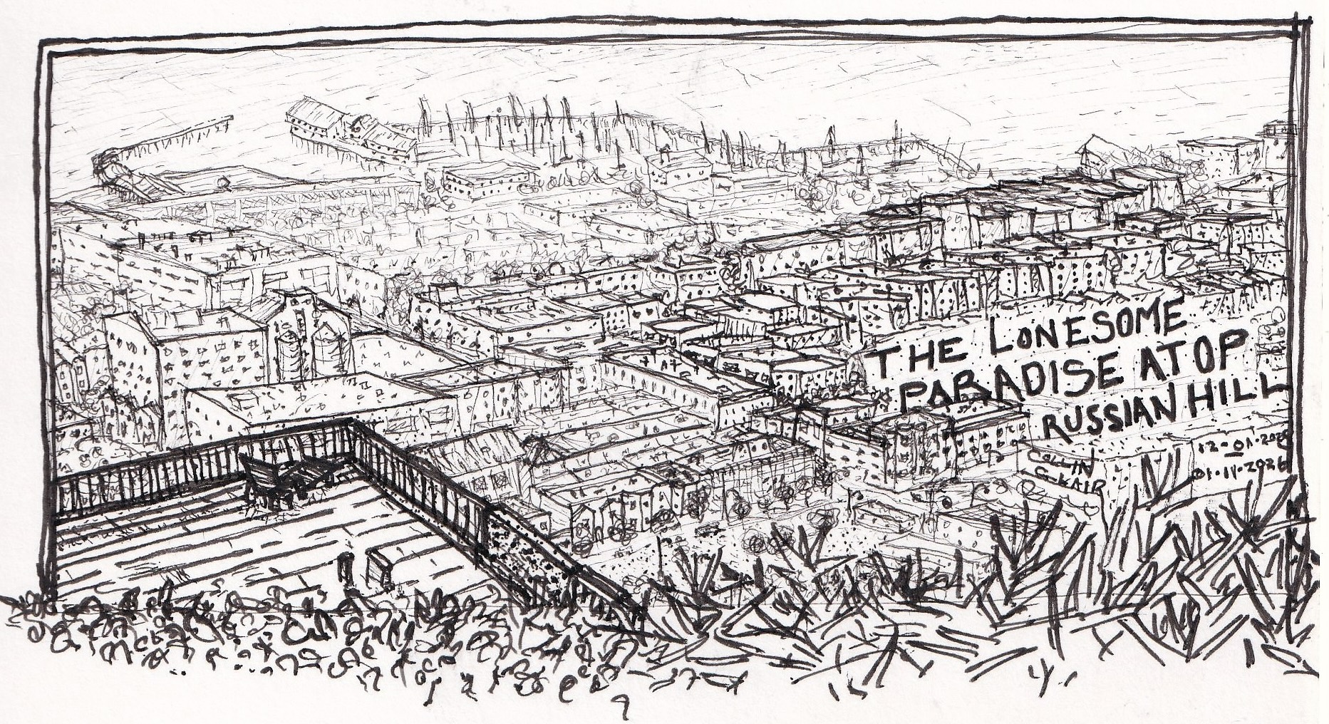 the lonesome paradise atop russian hill