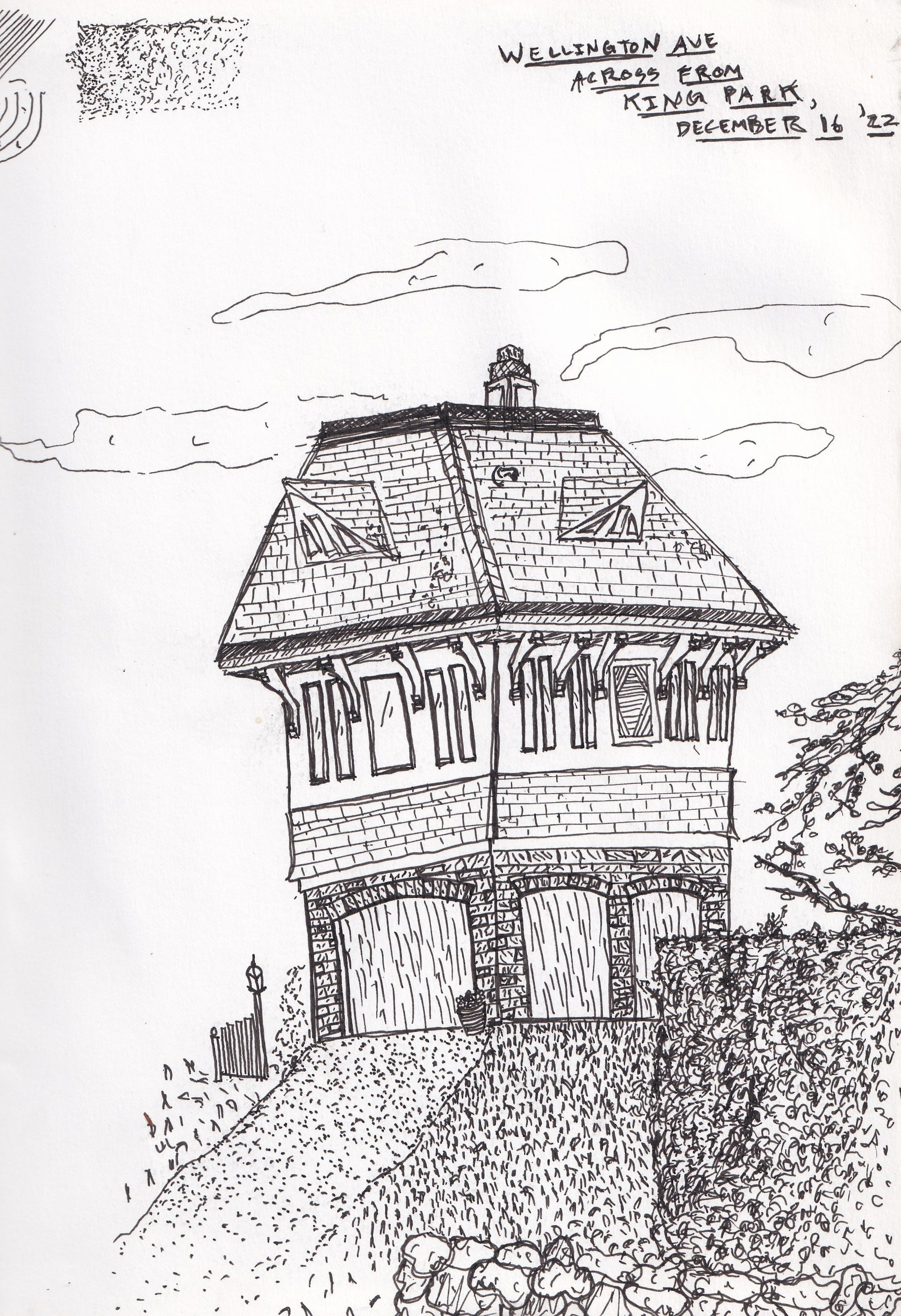 wellington ave across from king park